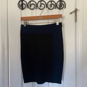 Alexander Wang Colorblock Mini Pencil Skirt